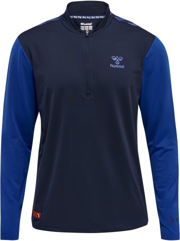 Hummel Hummel Sweatshirt Hmlpro Multisport Herren Schnelltrocknend in MARITIME BLUE/SURF THE WEB