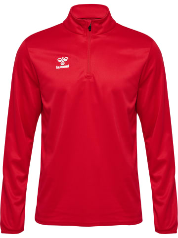 Hummel Hummel Zip Jacke Hmlessential Multisport Erwachsene Atmungsaktiv Schnelltrocknend in TRUE RED