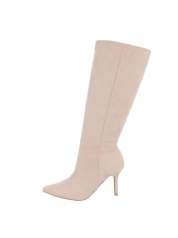 Ital-Design Stiefel in Beige