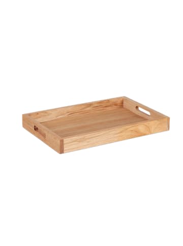 Serviertablett in Natur - (B)55 x (H)5 x (T)35 cm