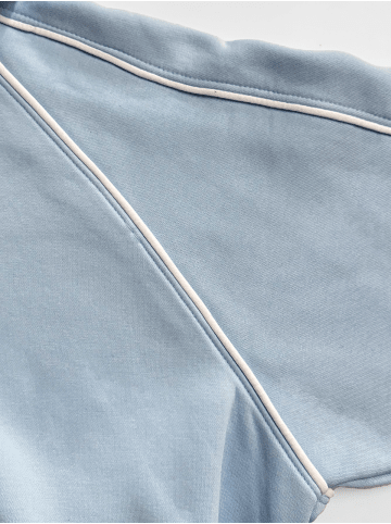 DADA Hoodie mit Logo und Kontrastdetails in Blau