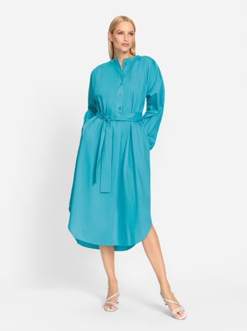 Heine Hemdblusenkleid in türkis