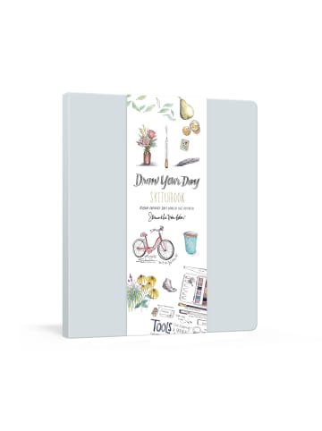 Sonstige Verlage Hobbybuch - Draw Your Day Sketchbook: A Guided Drawing Journal