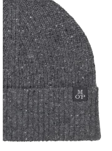 Marc O'Polo Mütze in Graphic Grey Melange