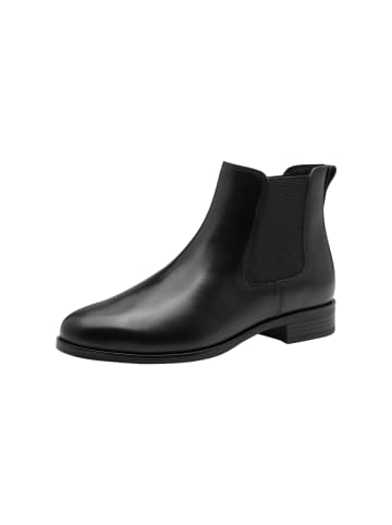 Tamaris Lederstiefeletten Schwarz