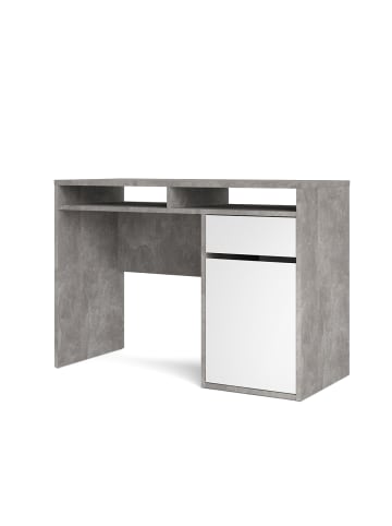 ebuy24 Schreibtisch Plus Weiß 110 x 48 cm