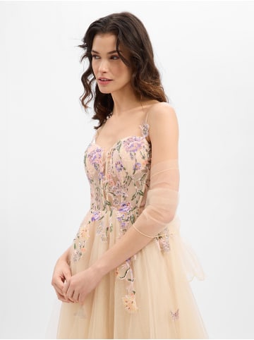 Unique Kleid in roségold mehrfarbig - 0001