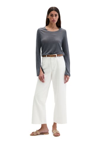 Marc O'Polo Leinenpullover regular in Oxide Grey