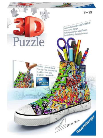 Ravensburger Konstruktionsspiel Puzzle 108 Teile 3D Puzzle Sneaker Graffiti 8-99 Jahre in bunt