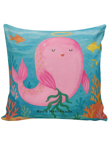 Mr. & Mrs. Panda kissen bedruckt Sternzeichen Jungfrau Design oh... in Weiß