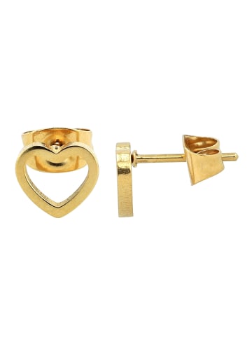 Adeliás Damen Ohrringe – Ohrstecker aus Edelstahl in gold