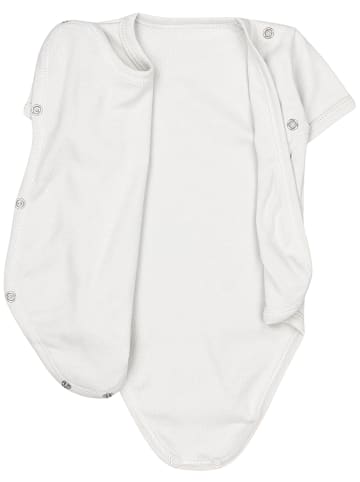 TupTam Unisex Baby Kurzarm Wickelbody 5er Pack in beige/blau