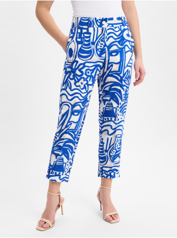 MARC CAIN COLLECTIONS Hose in blau weiß