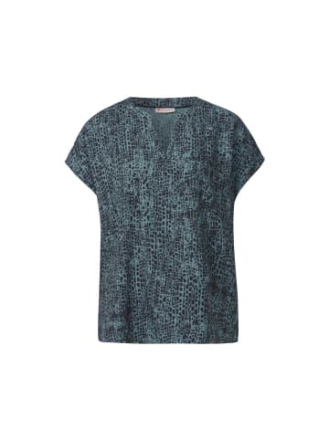 Street One Halbarmbluse in deepwater blue
