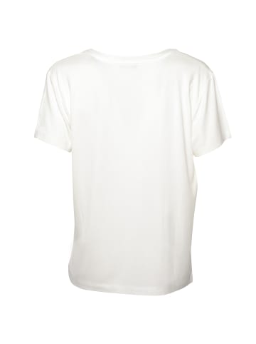 Roberto Geissini Flower Skull T-Shirt Weiß