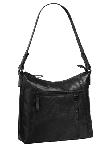 SPIKES & SPARROW Umhängetasche SHOULDER BAG in schwarz