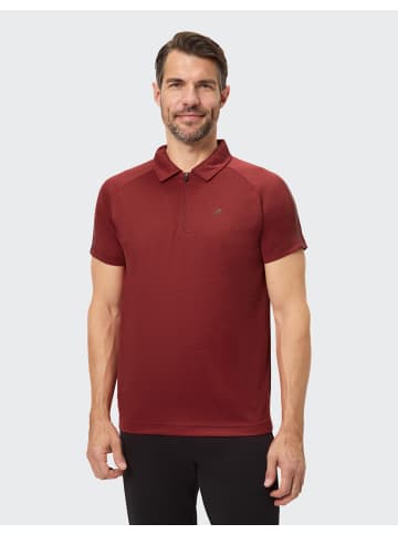Joy Sportswear Poloshirt IVO in court red melange