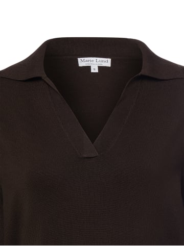Marie Lund Strickpullover in schoko - 0002