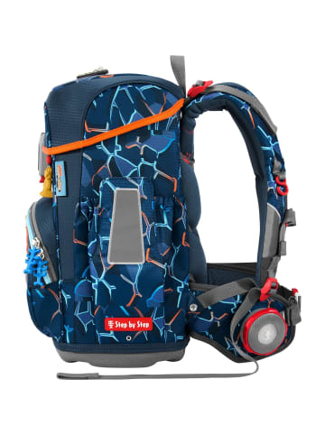 Step by Step CLOUD schleich® Schulranzen-Set Eldrador Creatures Lava Dragon 5-tlg. in blau