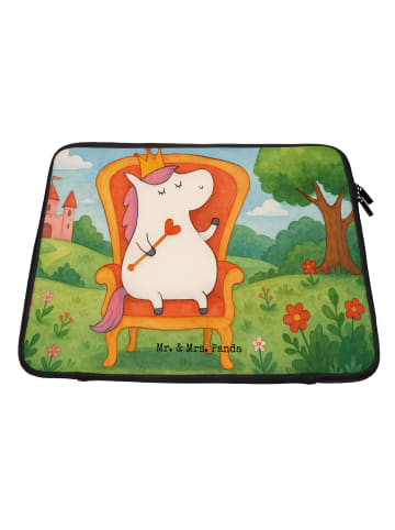 Mr. & Mrs. Panda Laptop Tasche Einhorn Prinzessin Design ohne Sp... in Weiß