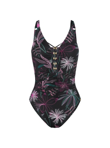 Triumph Badeanzug Red Label Summer Tropics in black combination