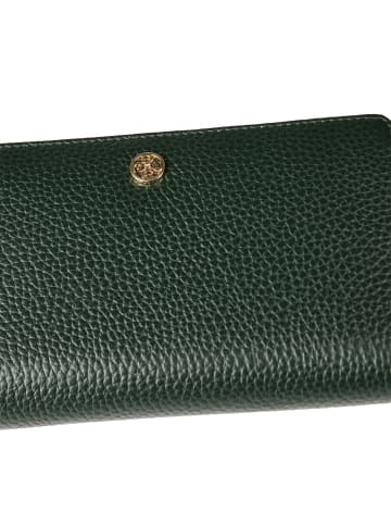 Esquire Alexandria Geldbörse RFID Schutz Leder 17 cm grün