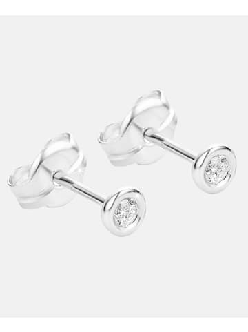 Diamant L'éternel Ohrringe aus 375 Weißgold mit Diamant