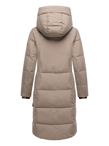 Marikoo Steppmantel Chumanii XVI in Taupe Grey