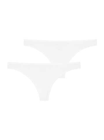 Schiesser Tanga Invisible Lace in weiß