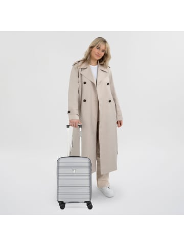 Check.In Paradise 4 Rollen Kabinentrolley S 55 cm in silver