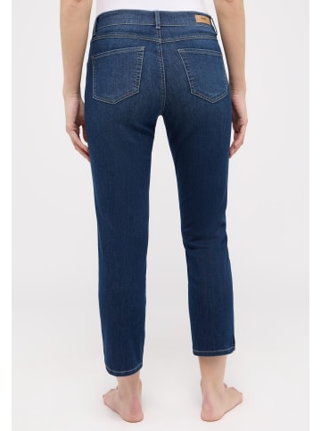 ANGELS  Slim Fit Jeans Jeans Cici Crop Slit mit Super Stretch Denim in blue used