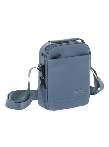 travelite Workfloow Mini Bag Umhängetasche 17 cm in denimblue