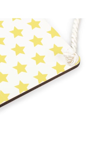 Mr. & Mrs. Panda Türschild Einhorn Sternenhimmel ohne Spruch in Weiß