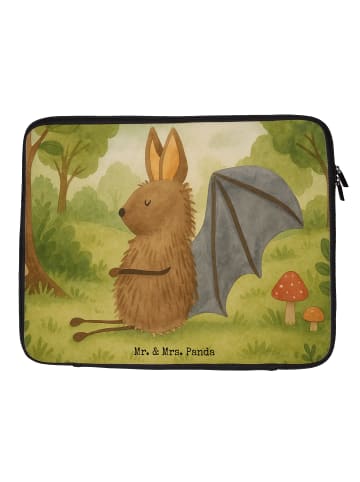 Mr. & Mrs. Panda Notebook Tasche Fledermaus Sitzen Design ohne S... in Weiß