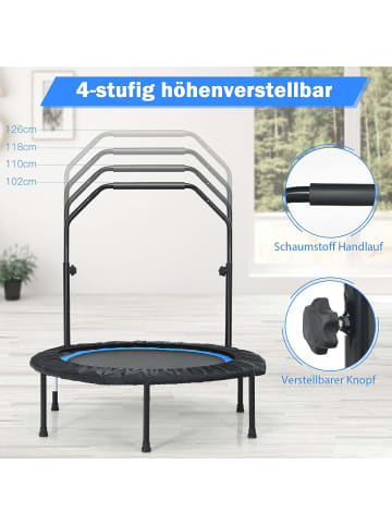 COSTWAY Mini Trampolin in Schwarz