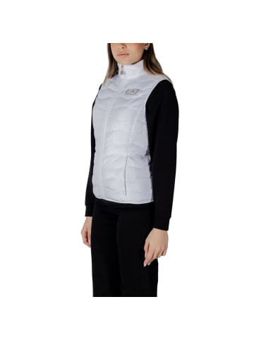 EA7 Emporio Armani Weiß Polyester Ärmellose Jacke