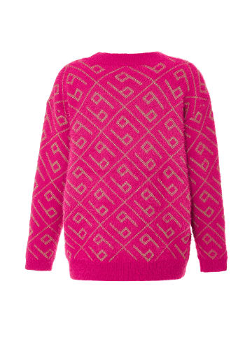 ebeeza Damen Strickpullover in Pink