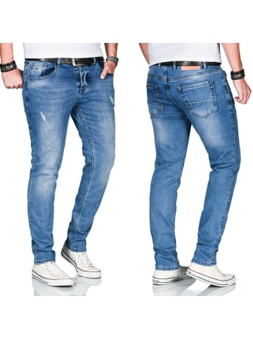 Alessandro Salvarini Jeans A. Salvarini Herren Jeans Multi AS160-AS165 in Blau