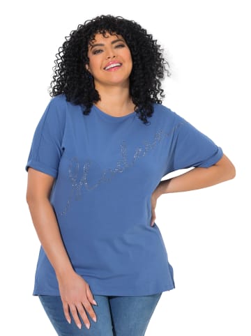 Ulla Popken Shirt in helles segelblau