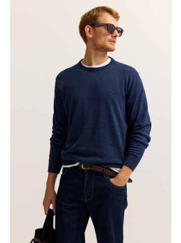 Bugatti Pullover Rundhals in 370-marine