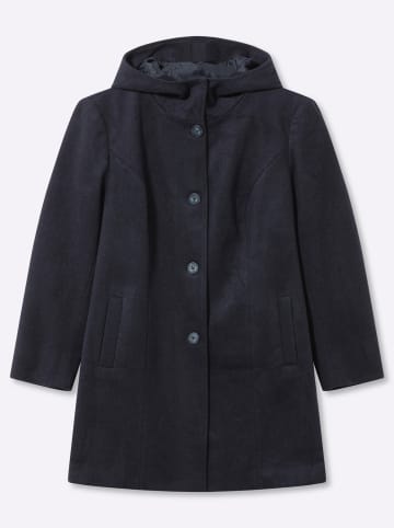 sheego Jacke in tiefblau