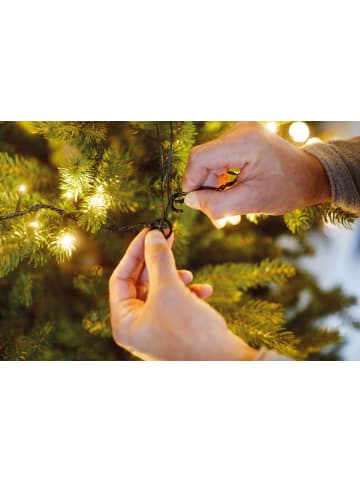 LUMINEO Lichterkette 1-2 Glow Compact 880 LED 2,4 m, grünes Kabel in klassisch warm