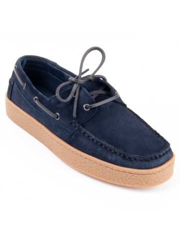 Purapiel Mokassins Weiß Nautical Puranautic13 in Blau
