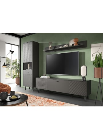 xonox.home Wandboard  (B/H/T: 160x20x20 cm) in grau matt tiefzieh