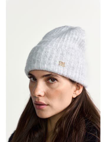 Rich & Royal Beanie in hellgrau - 0001