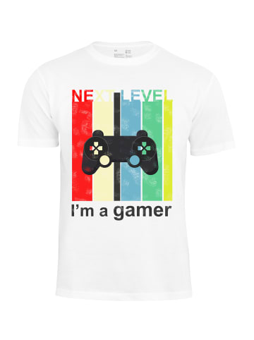 Cotton Prime® T-Shirt "I`m a Gamer" - Next Level in Weiß