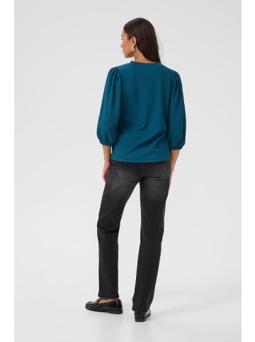 Kaffe Langarm-Bluse KAkatrine Regular fit in Legion Blue