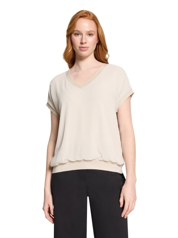 Betty Barclay Blusenshirt mit Stickerei in Grau Beige