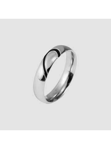 Adeliás Herren Ring aus Edelstahl in silber