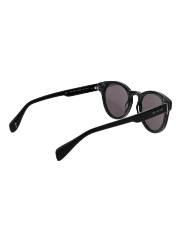 Ted Baker Männer Sonnenbrille Rund Schwarz